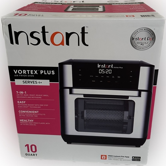 Instant Vortex Plus Air Fryer Oven by Instant Pot 7 in 1 Healthy 10 qt in box - Picture 4 of 4